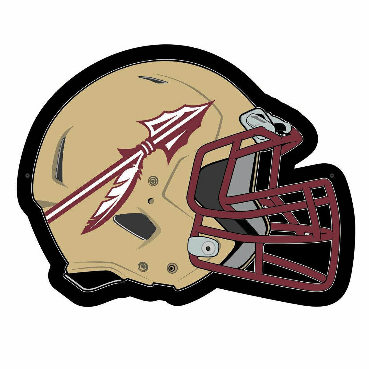 LED Wall Decor, Helmet, Florida State University