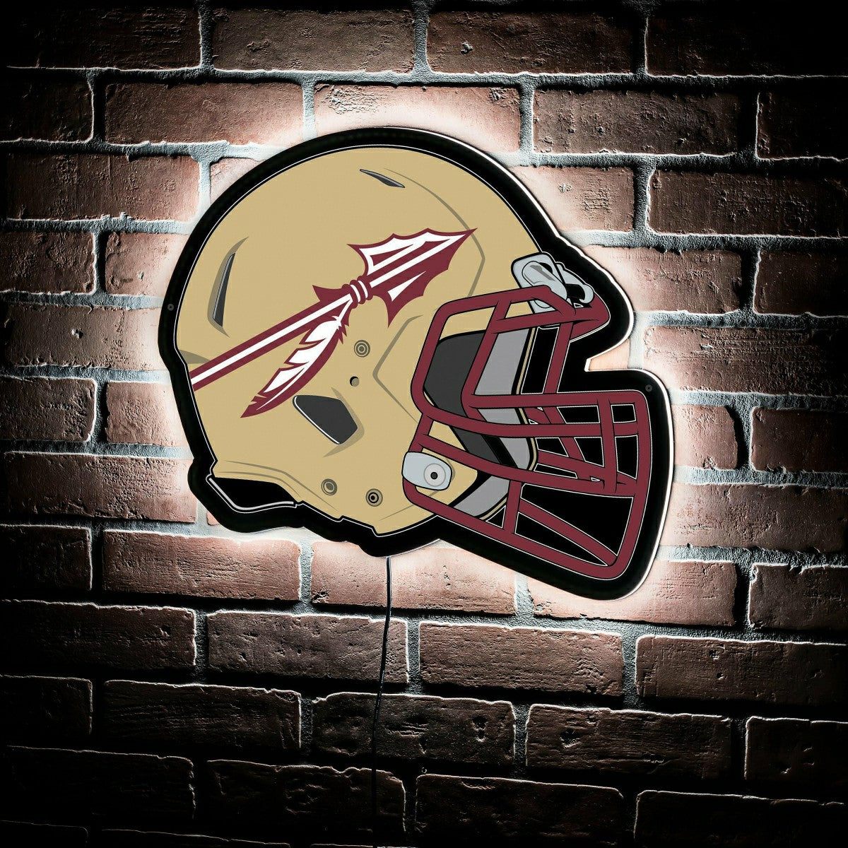 LED Wall Decor, Helmet, Florida State University