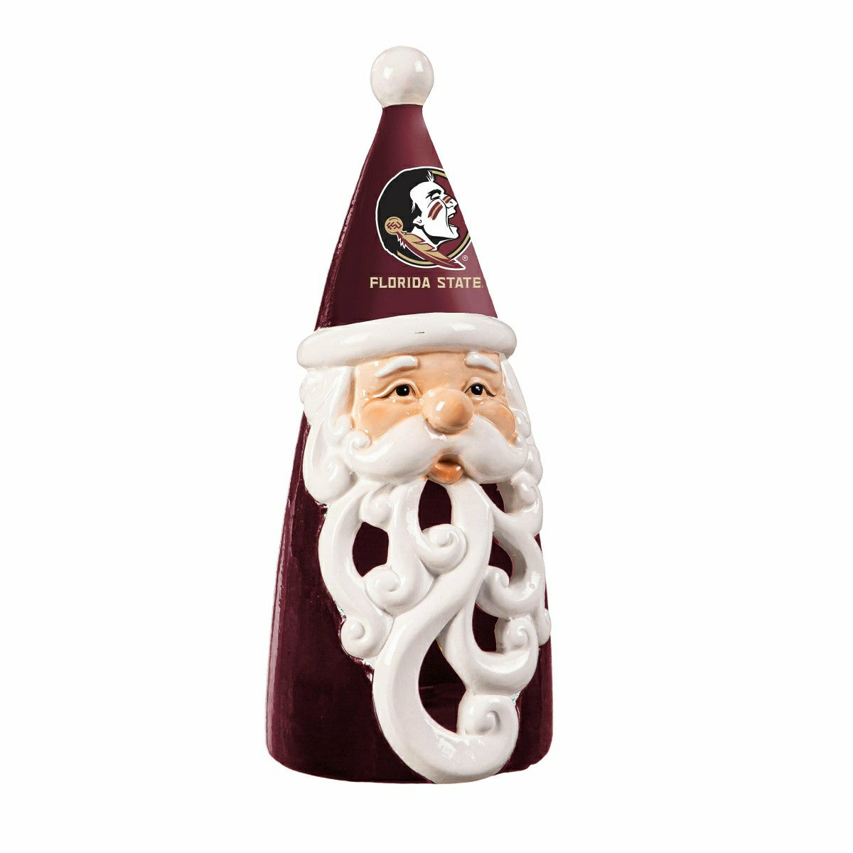Florida State University Santa LED Statuary, 8"