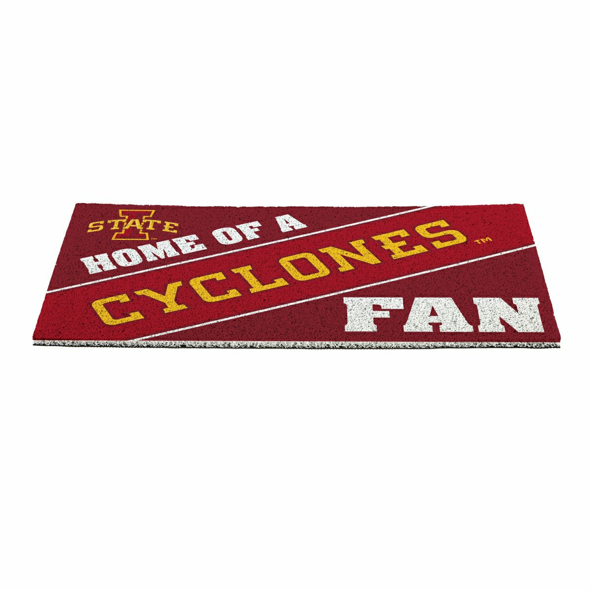 Iowa State University, PVC Mat COLOR, Home of a Fan