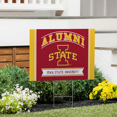 Iowa State University Coroplast Yard Sign Alumni