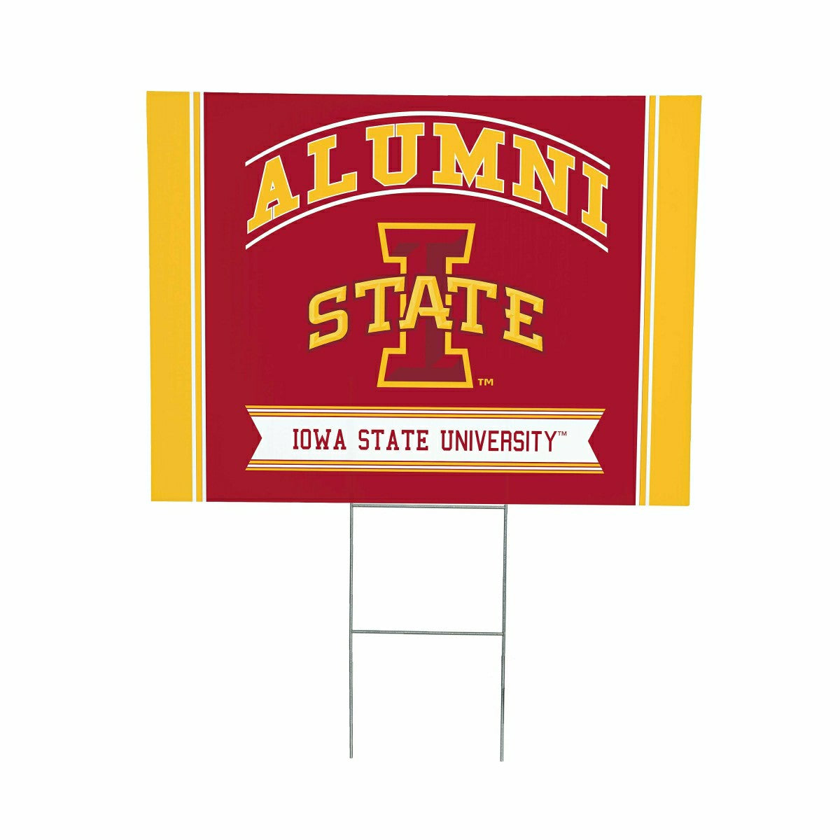 Iowa State University Coroplast Yard Sign Alumni