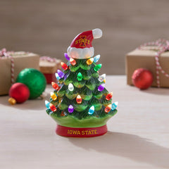 8" LED Ceramic Christmas Tree, Iowa State