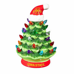 8" LED Ceramic Christmas Tree, Iowa State