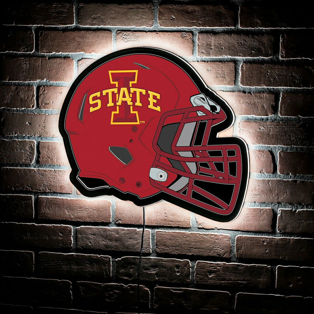 LED Wall Decor, Helmet, Iowa State University