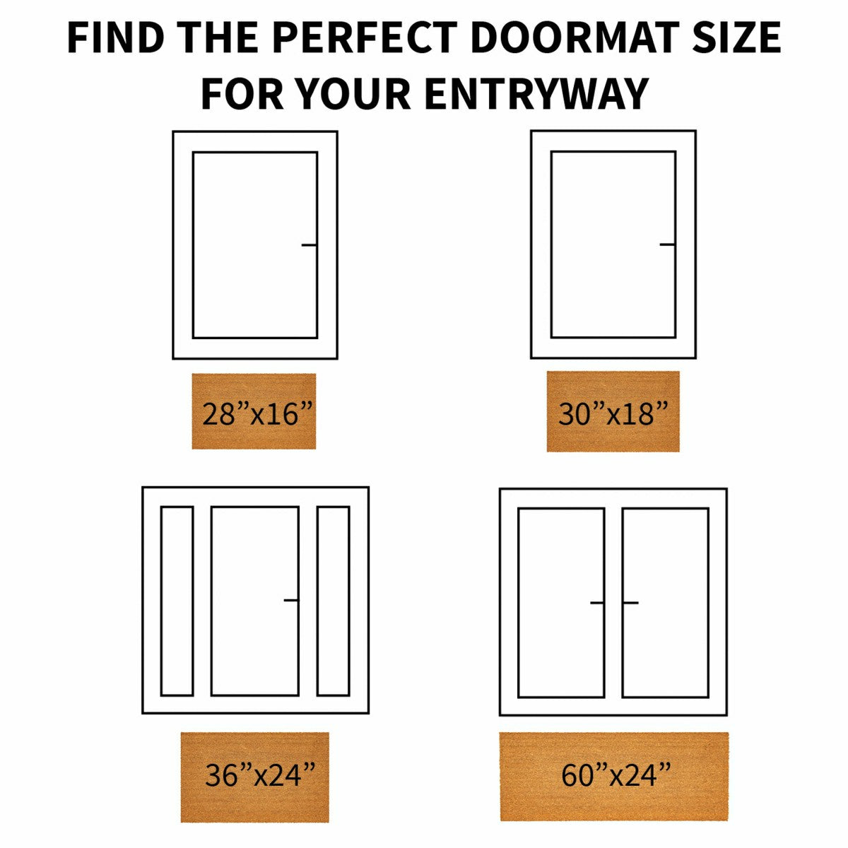 Coir Mat, 16"x28", Iowa State University