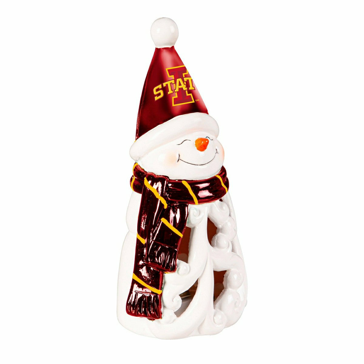 Iowa State University Snowman LED Statuary, 8"
