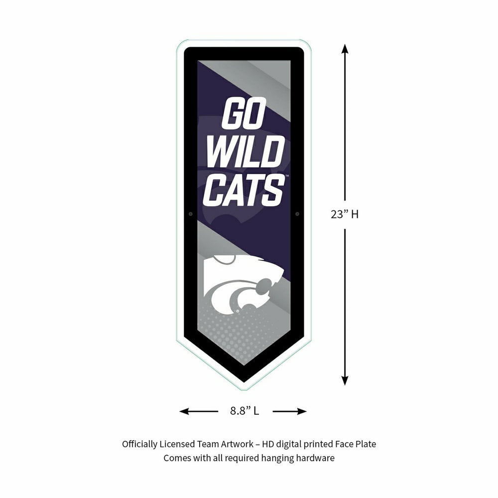 LED Wall Decor, Pennant, Kansas State University