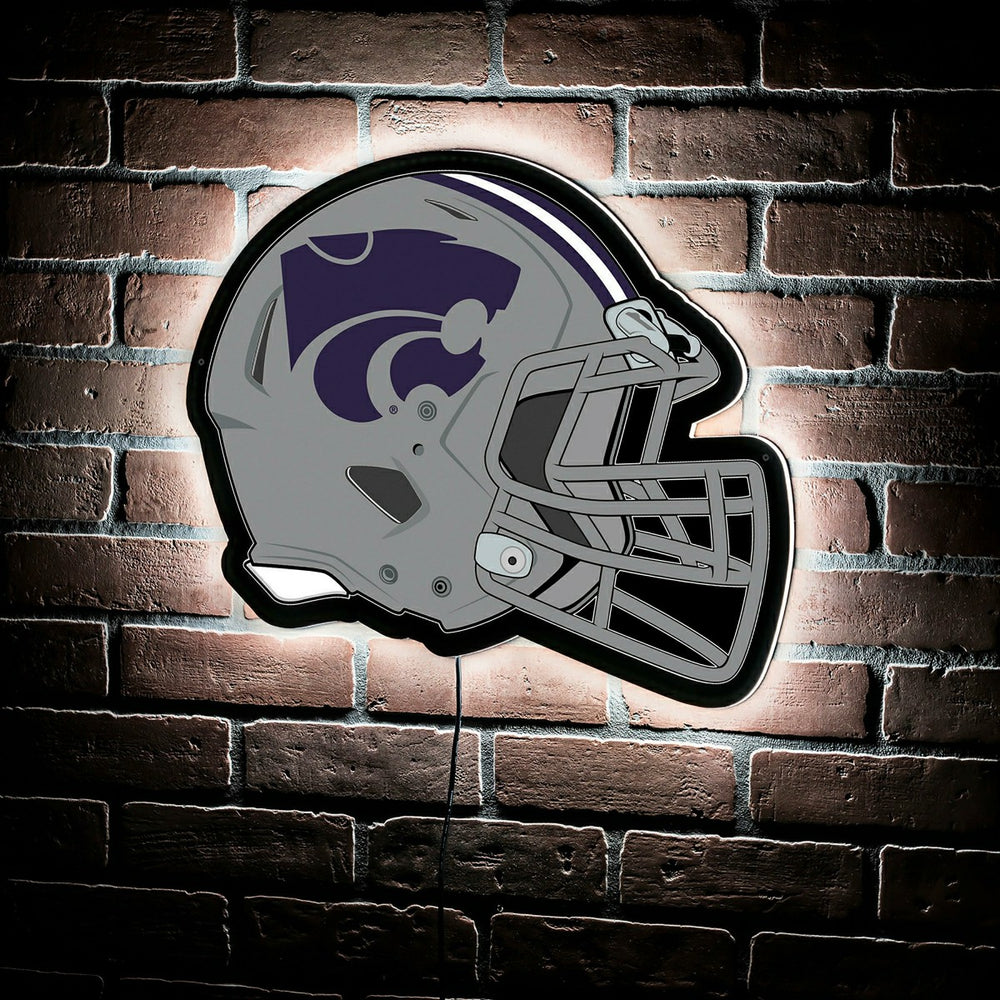 LED Wall Decor, Helmet, Kansas State University
