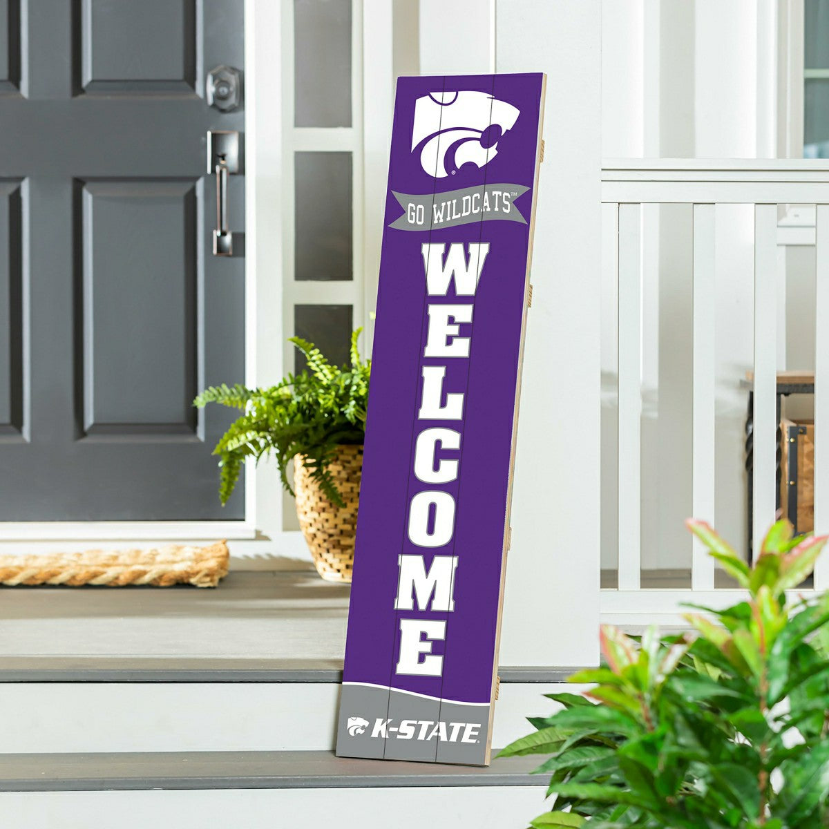 Kansas State University Large Single Sided Leaner, 46"