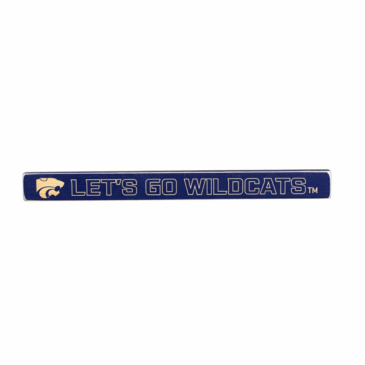 Kansas State University Engraved Wood Sign, 1.5" x 18"