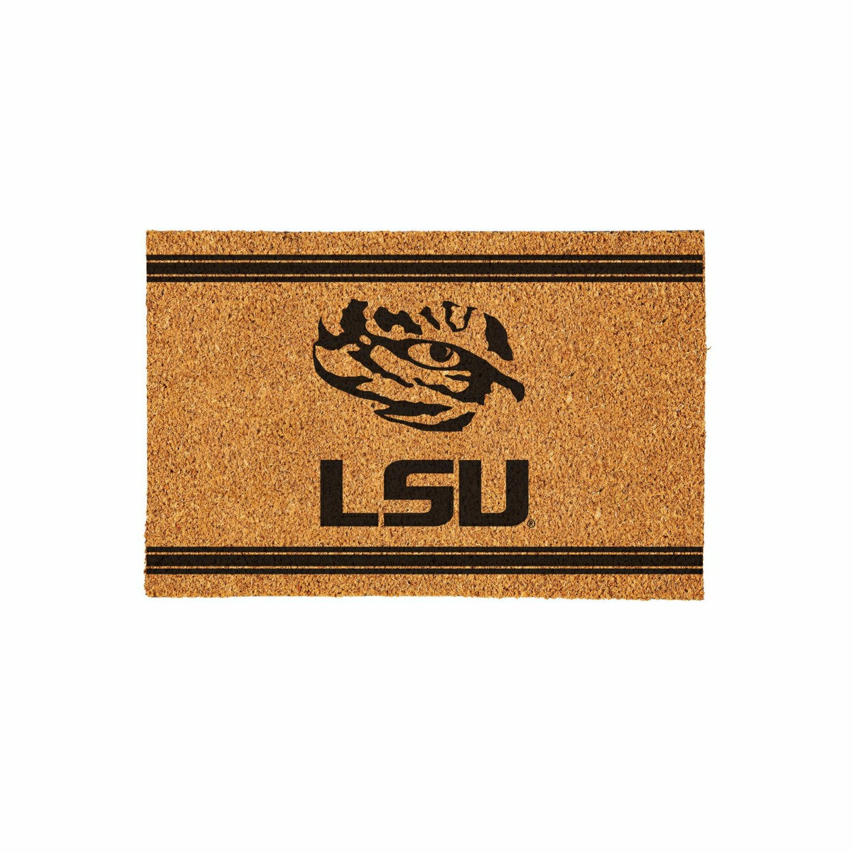 Louisiana State University Large One Color Coir Mat, 36"x24"