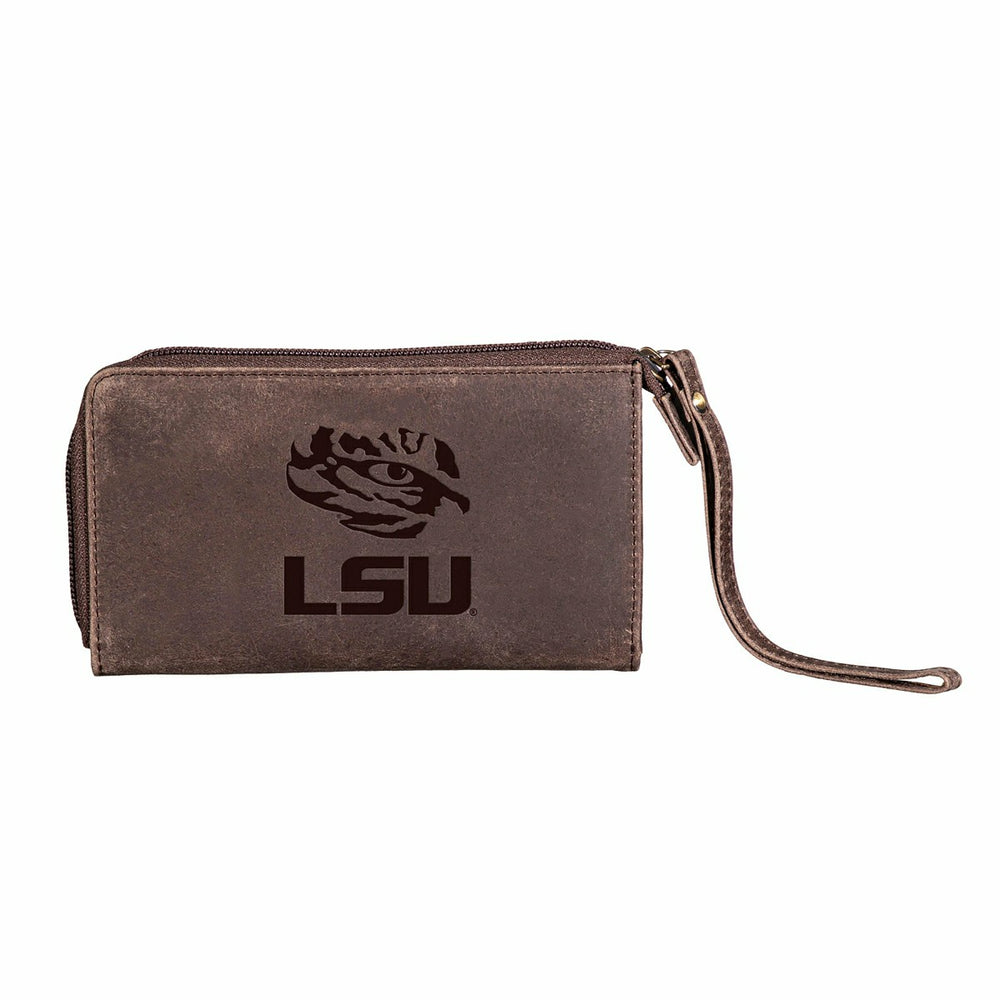 Wristlet Wallet, Brown, Louisiana State University