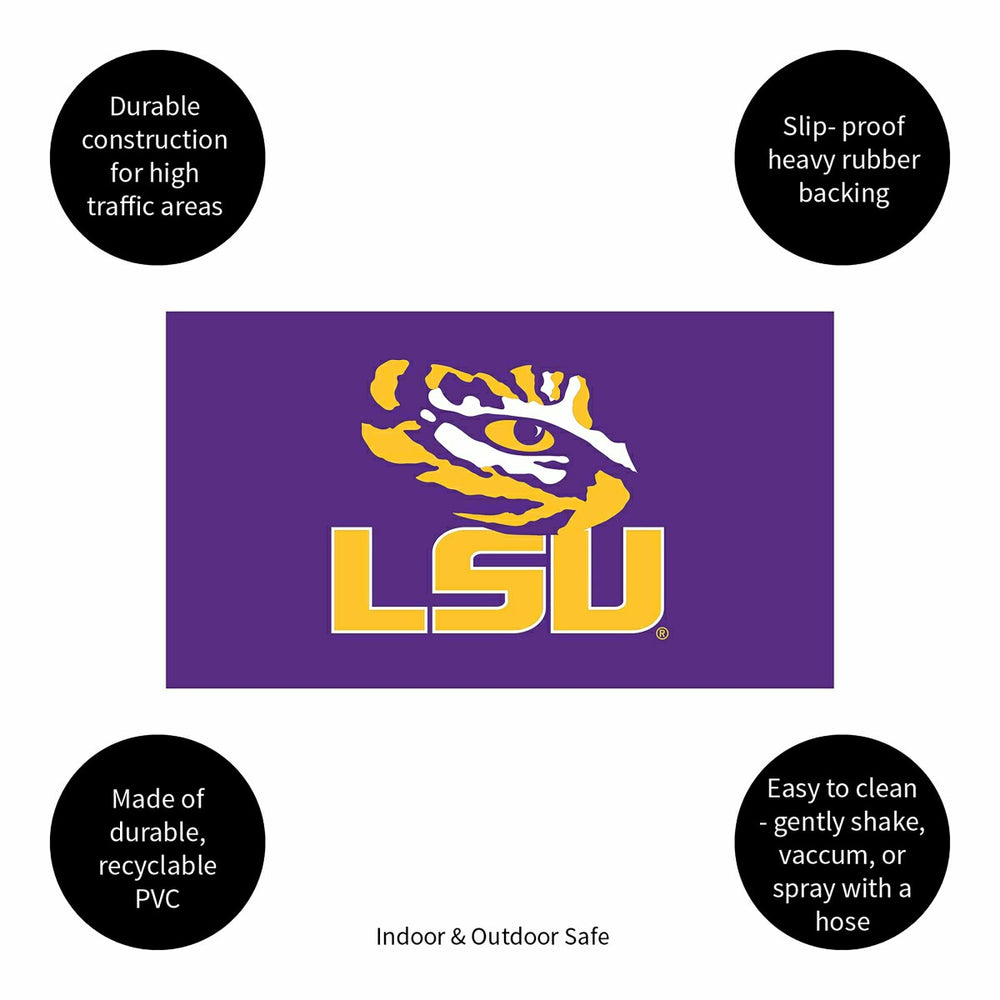 Full Color PVC Mat, 16" x 28", Louisiana State University