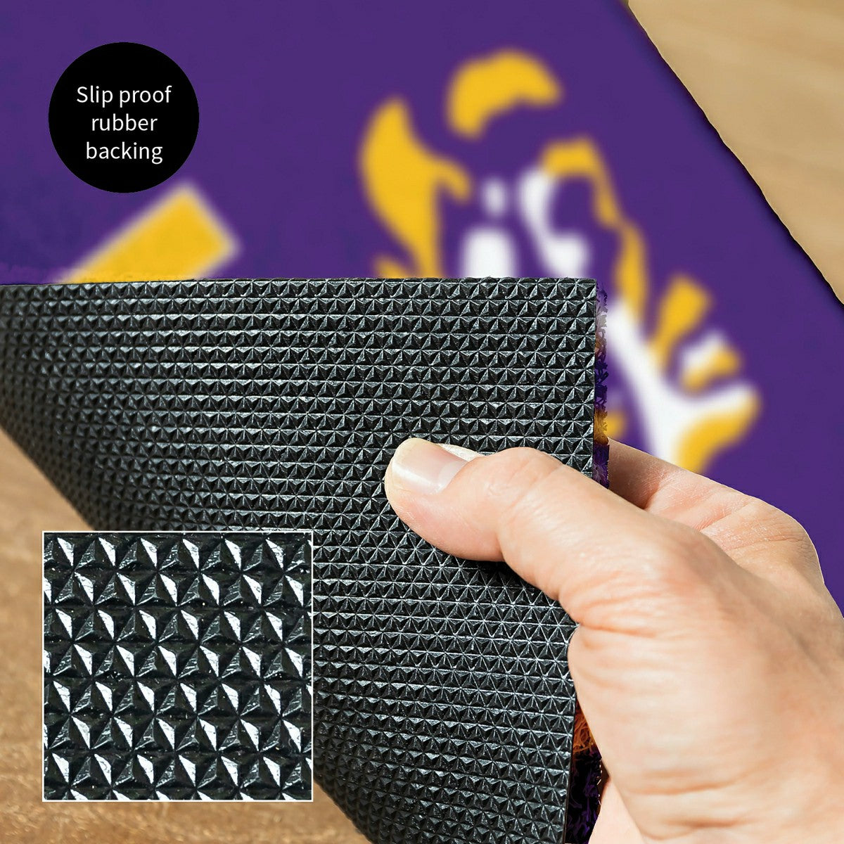 Full Color PVC Mat, 16" x 28", Louisiana State University