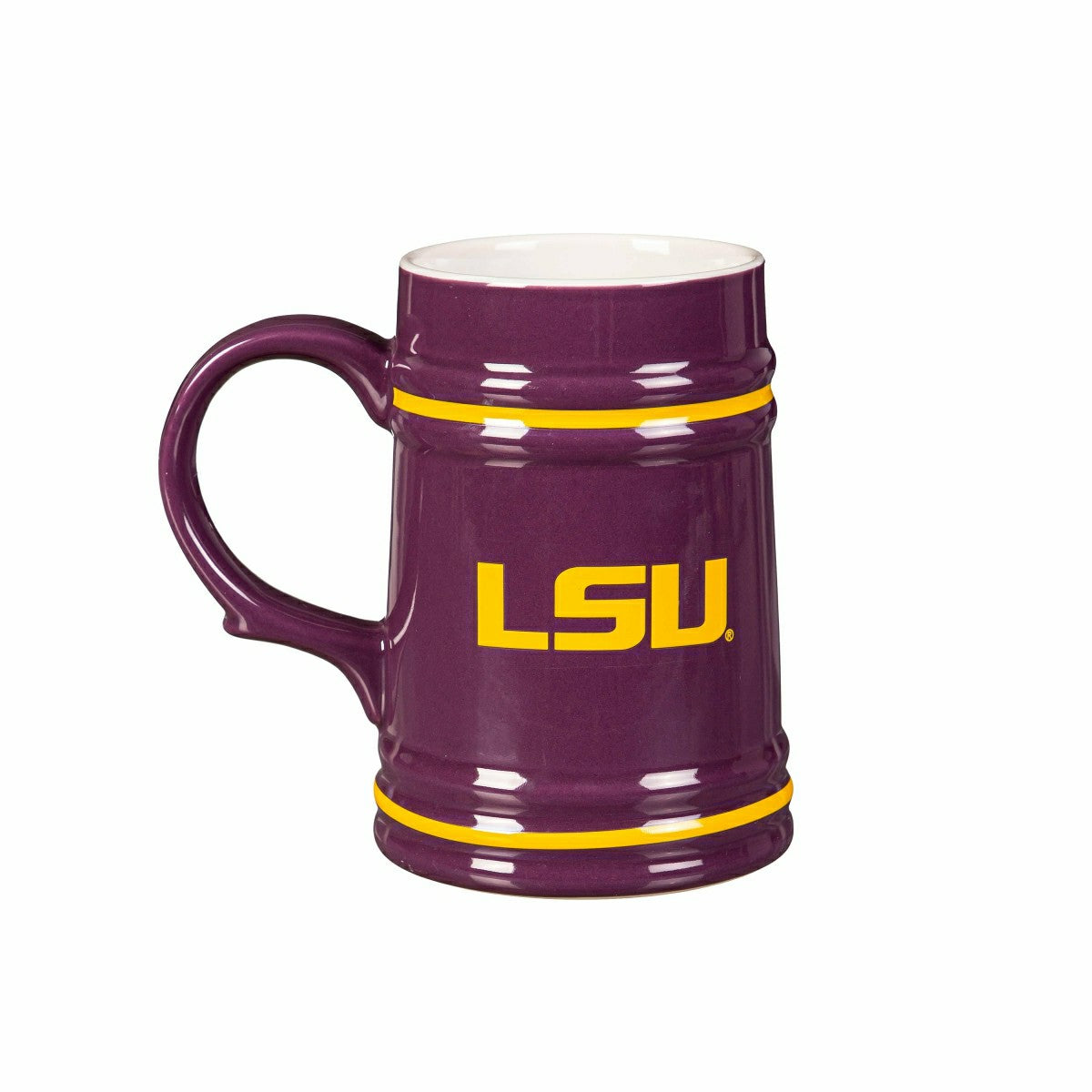 Louisiana State University Ceramic Stein Cup, 24oz