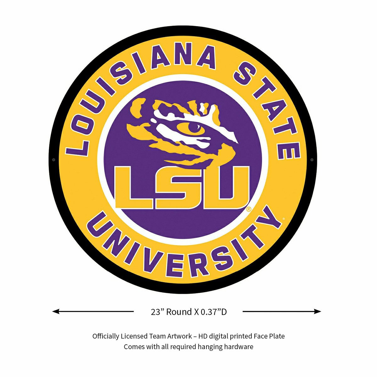 LED Wall Decor, Round, Louisiana State University