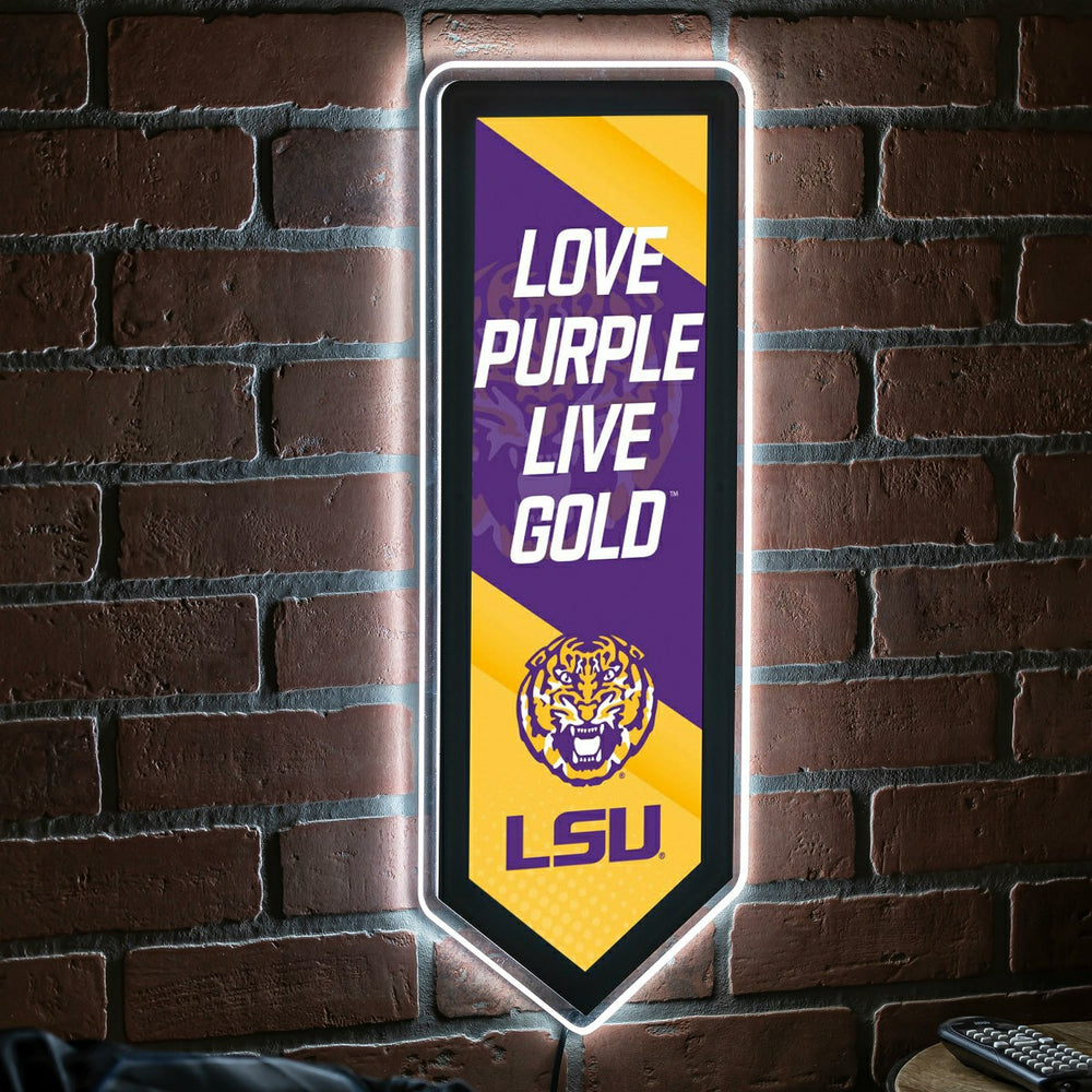 LED Wall Decor, Pennant, Louisiana State University