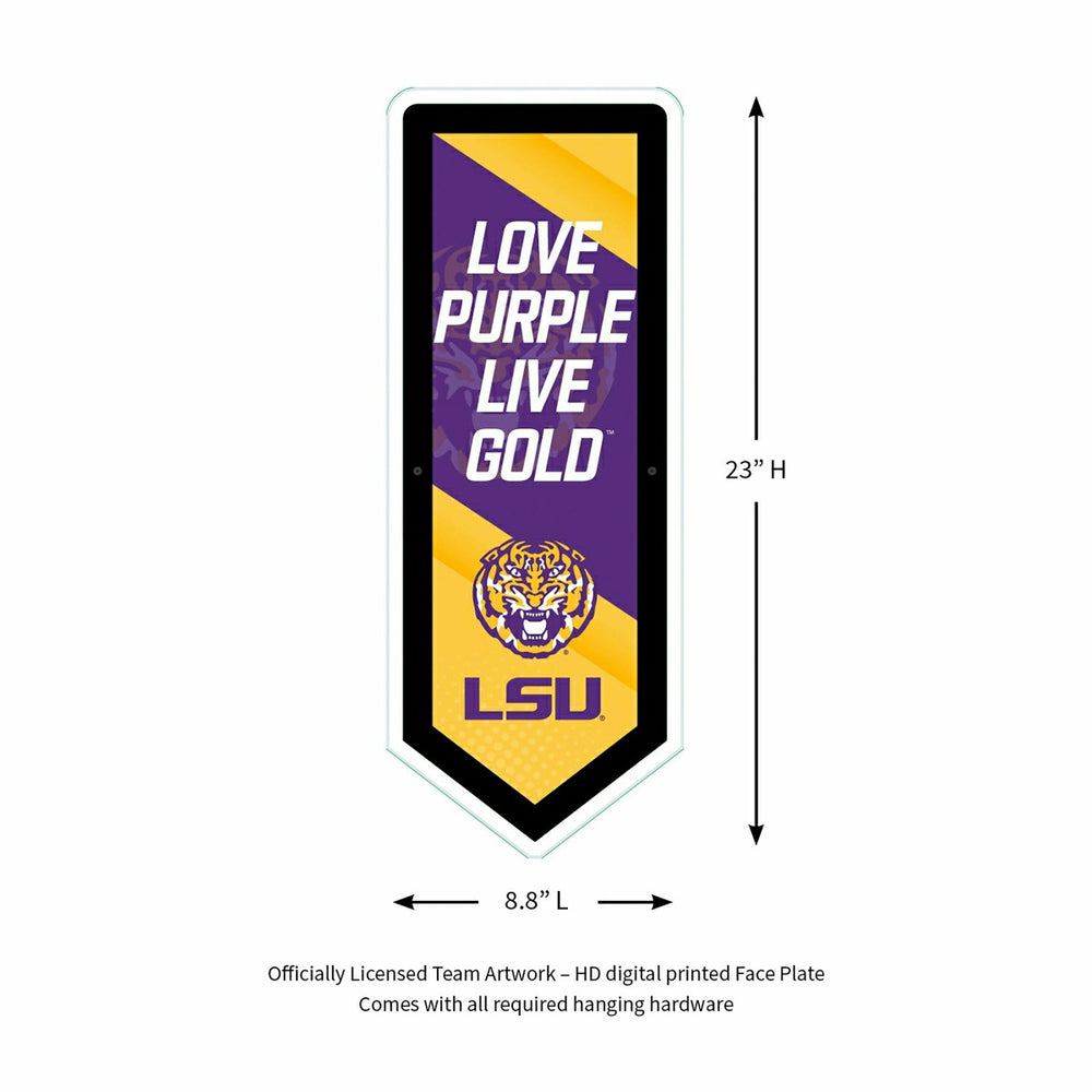 LED Wall Decor, Pennant, Louisiana State University