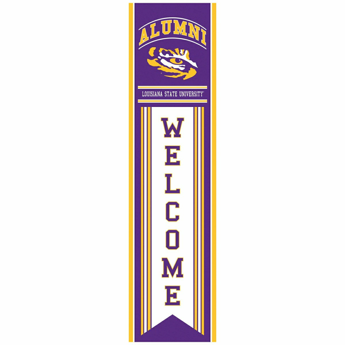 Louisiana State University Alumni Single Sided Large Leaner, 46"