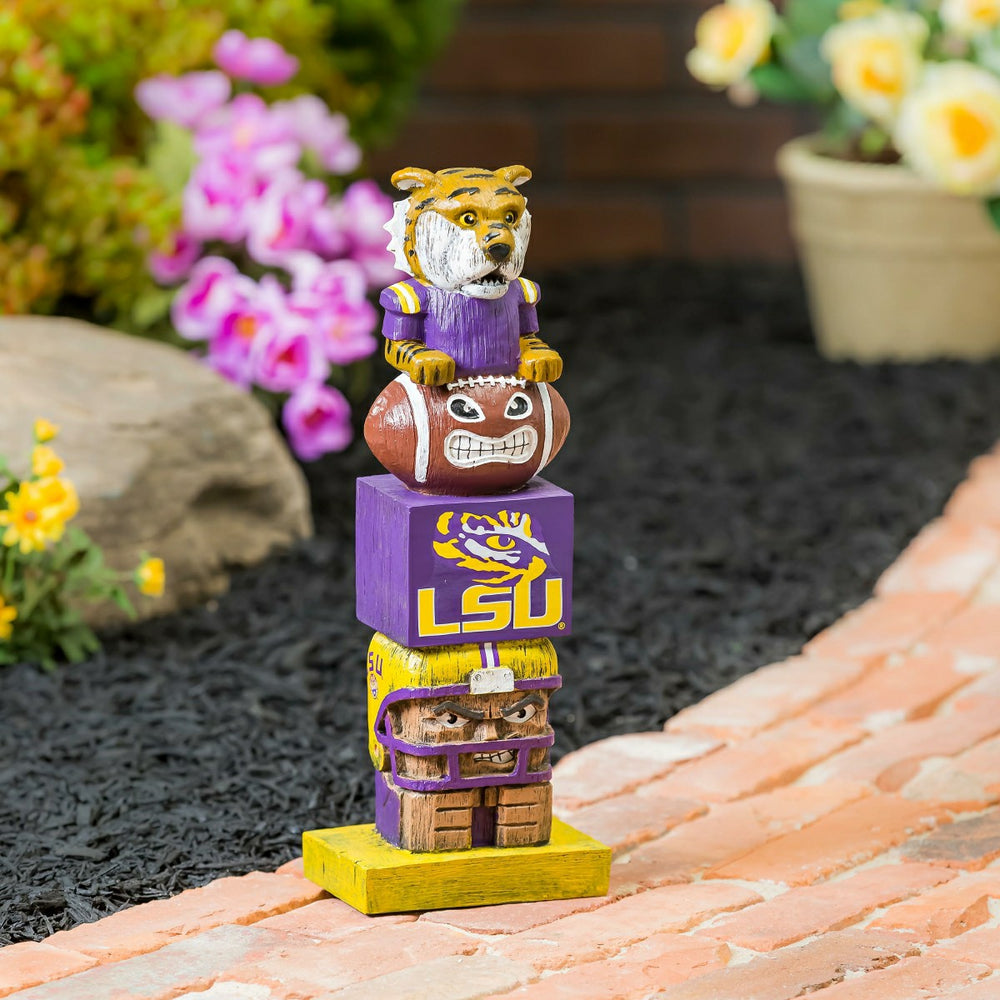 LSU Tigers Tiki Team Totem Garden Statue
