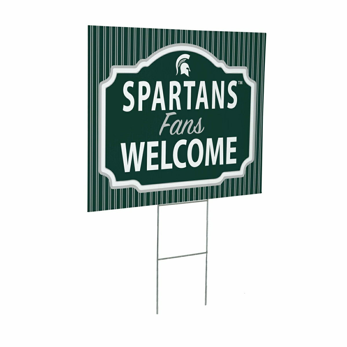 Michigan State University Coroplast Yard Sign, "Fans Welcome"