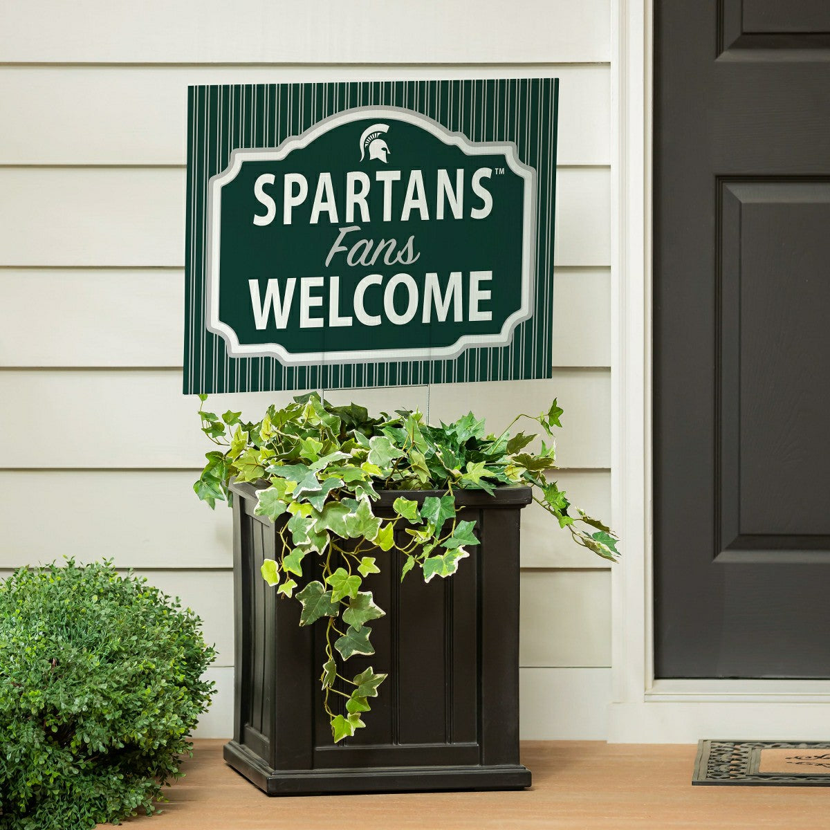 Michigan State University Coroplast Yard Sign, "Fans Welcome"