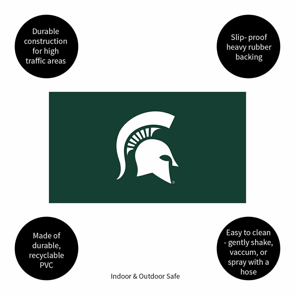 Full Color PVC Mat, 16" x 28", Michigan State University