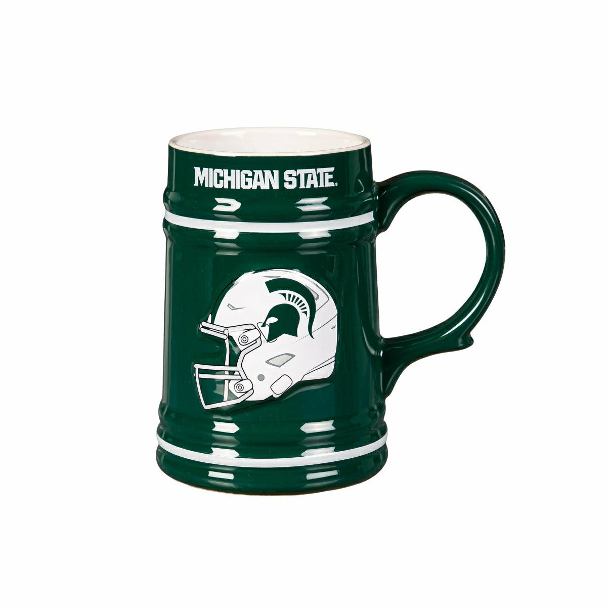 Michigan State University Ceramic Stein Cup, 24oz