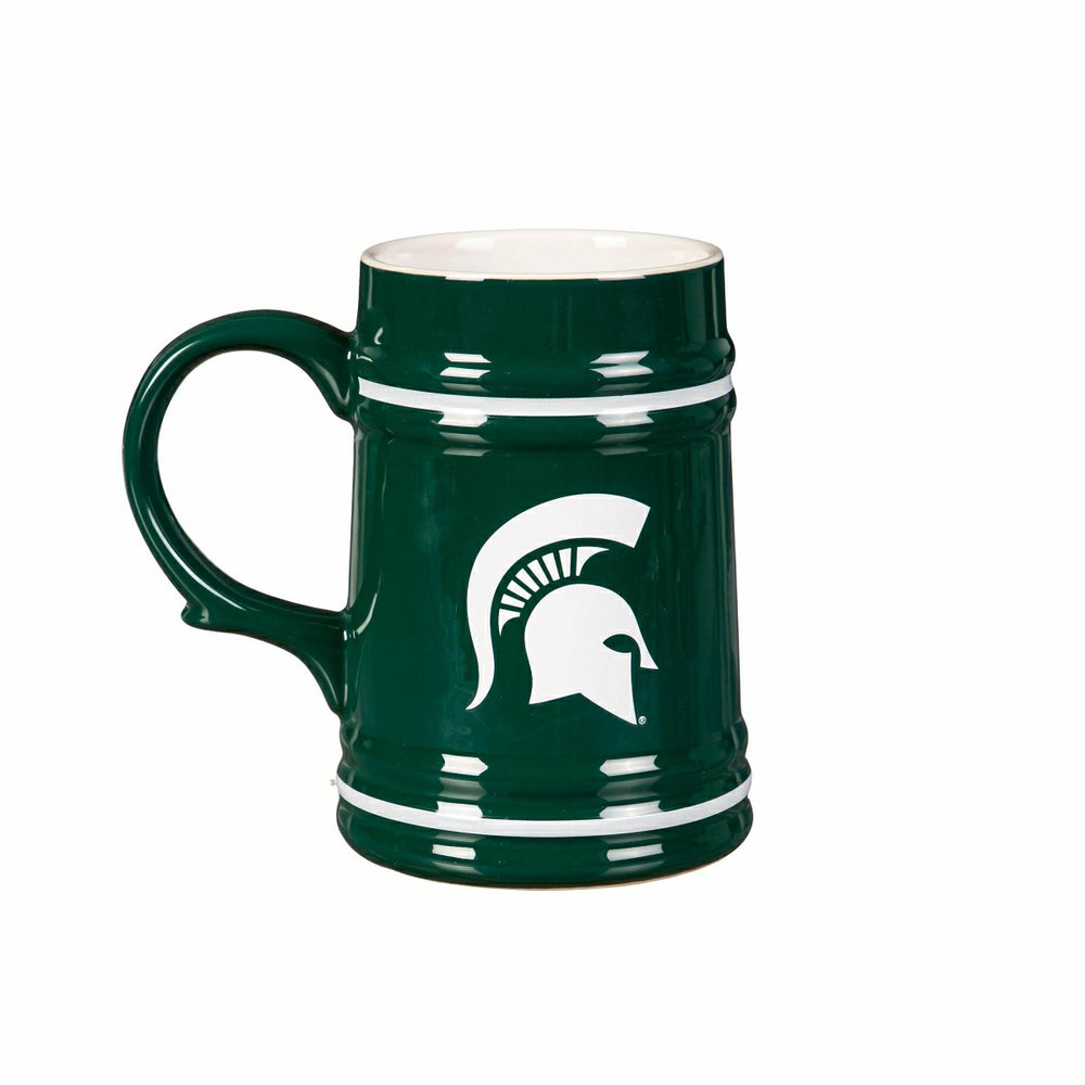 Michigan State University Ceramic Stein Cup, 24oz