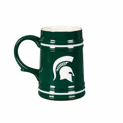 Michigan State University Ceramic Stein Cup, 24oz