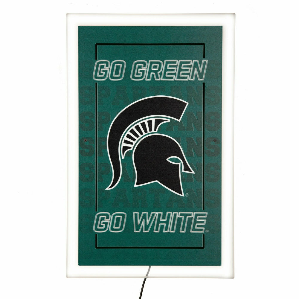 Michigan State University College Rectangle Neolite LED Decor