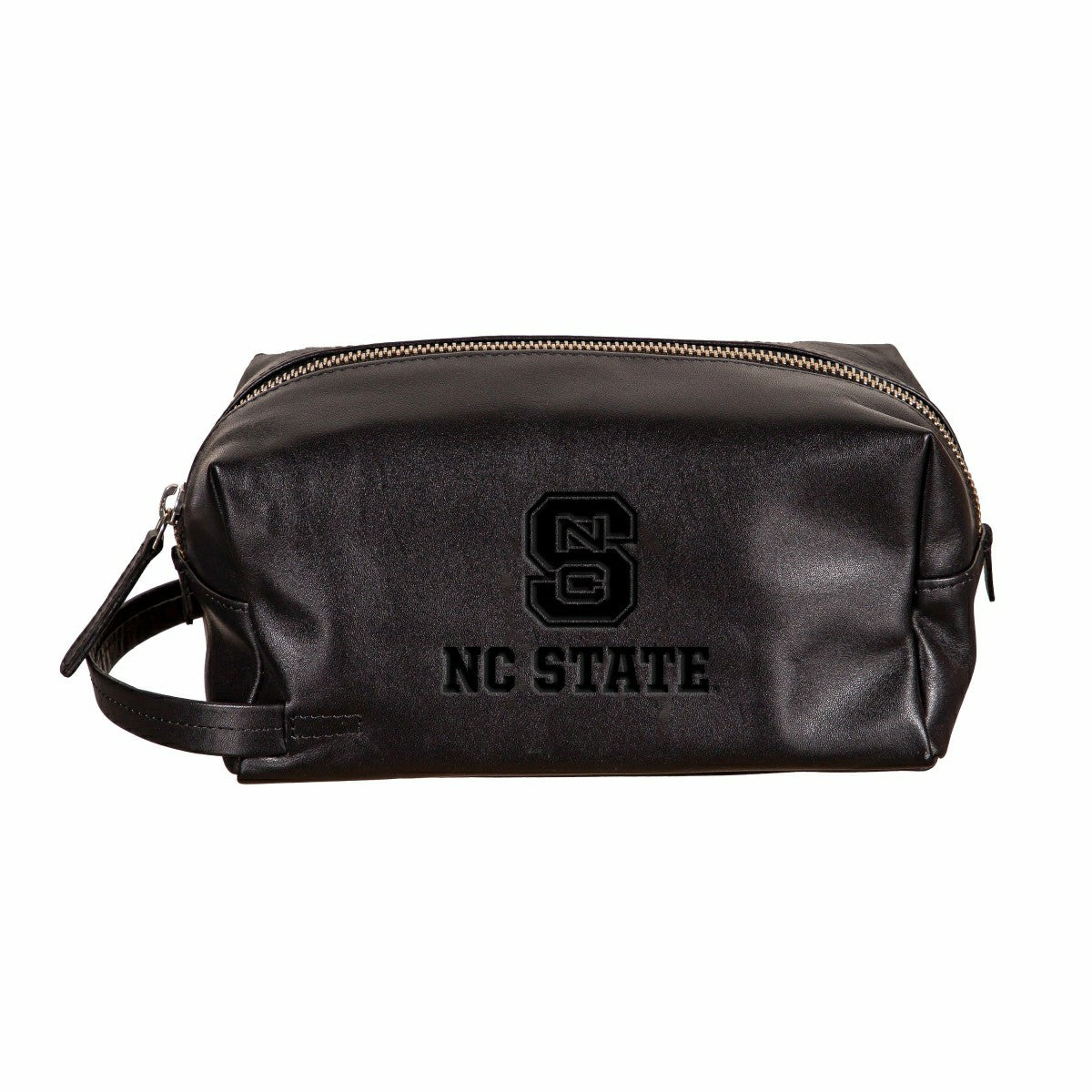 North Carolina State University, Embossed Toiletry Bag, Black
