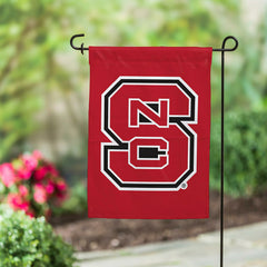 North Carolina State University Applique Garden Flag