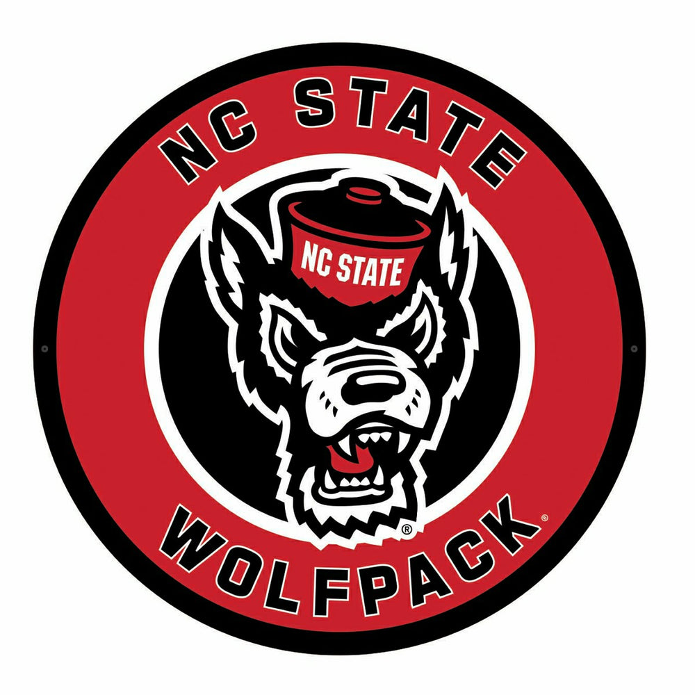 LED Wall Decor, Round, North Carolina State University