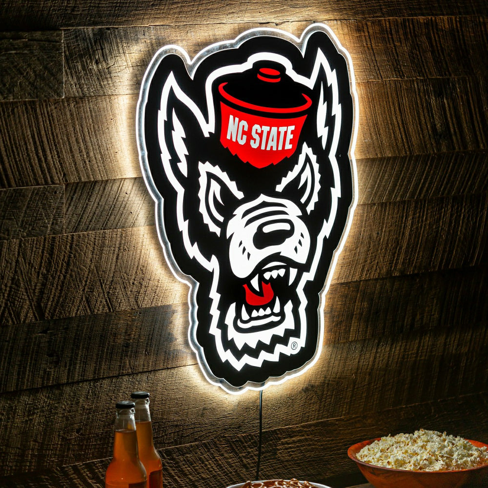 LED Wall Decor, Glazelite, College Mascot, North Carolina State Univer