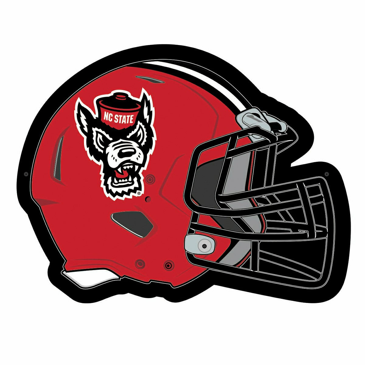 LED Wall Decor, Helmet, North Carolina State University
