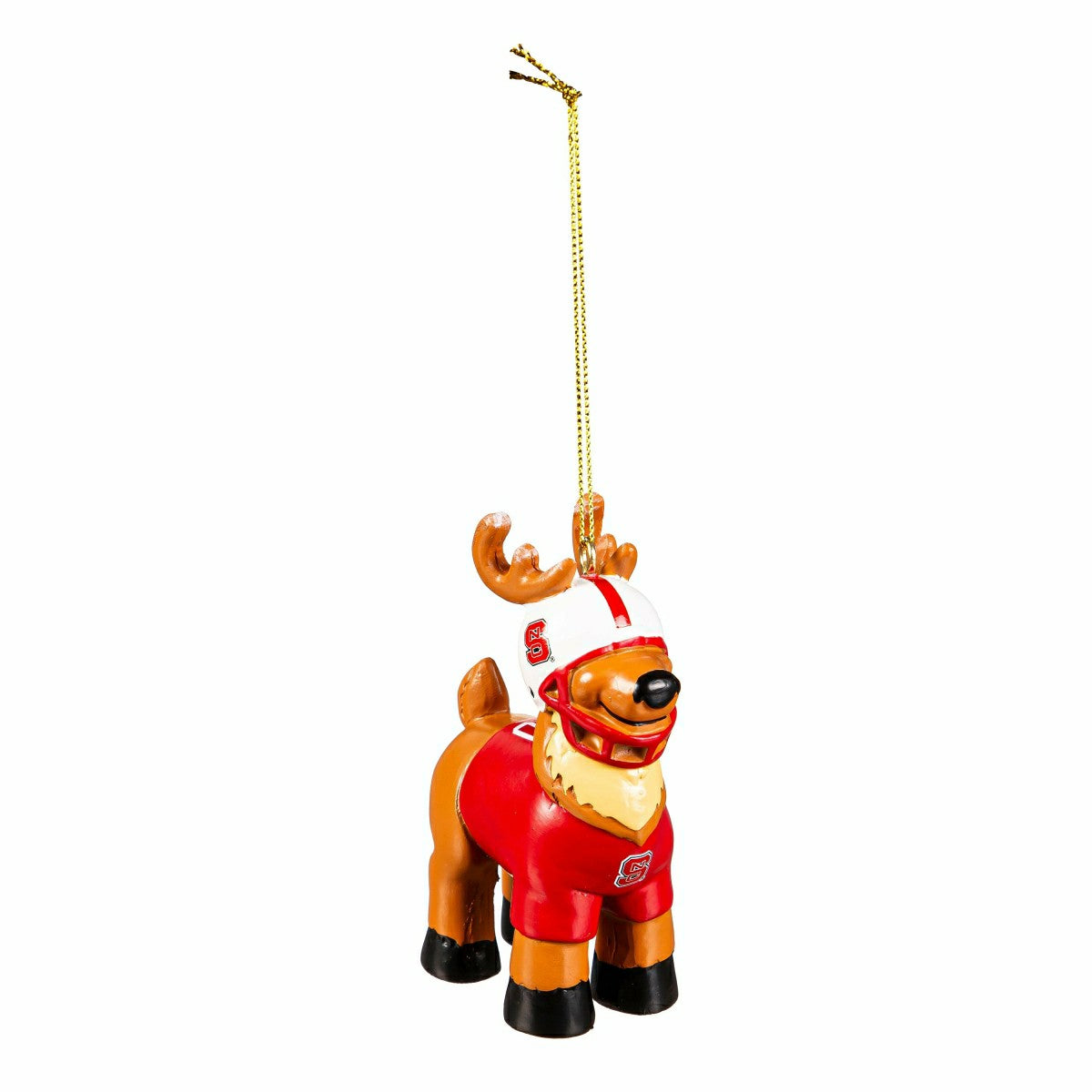 Reindeer Player Ornament, North Carolina State University