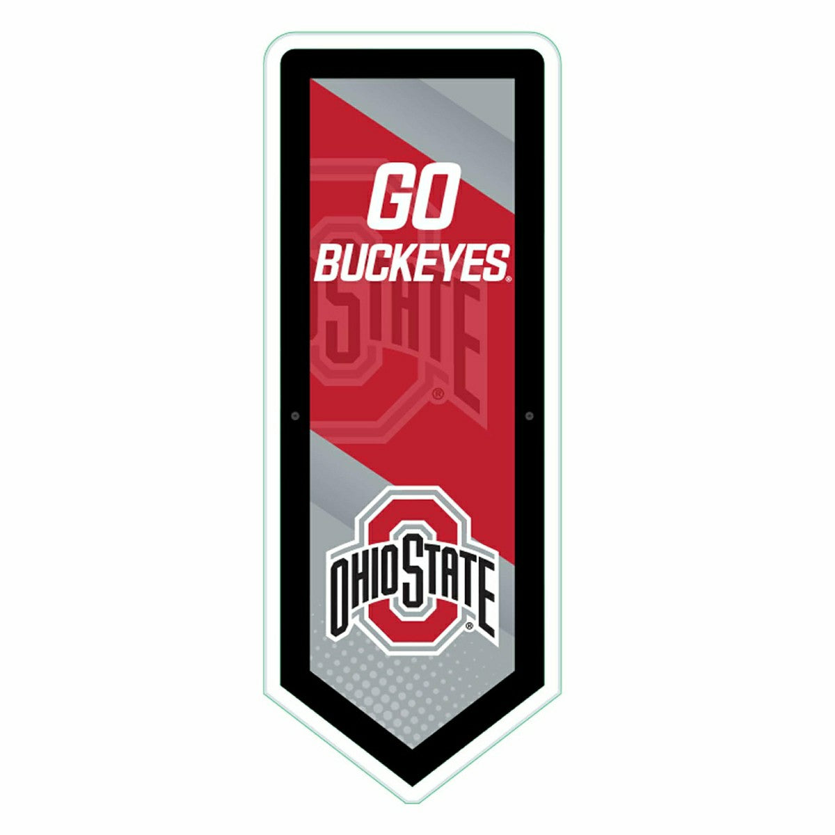 LED Wall Decor, Pennant, Ohio State University