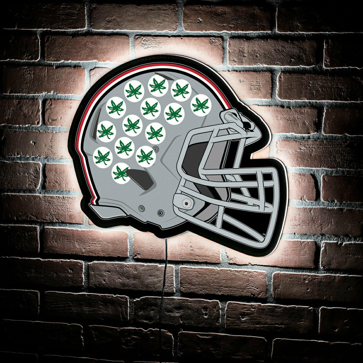 LED Wall Decor, Helmet, Ohio State University
