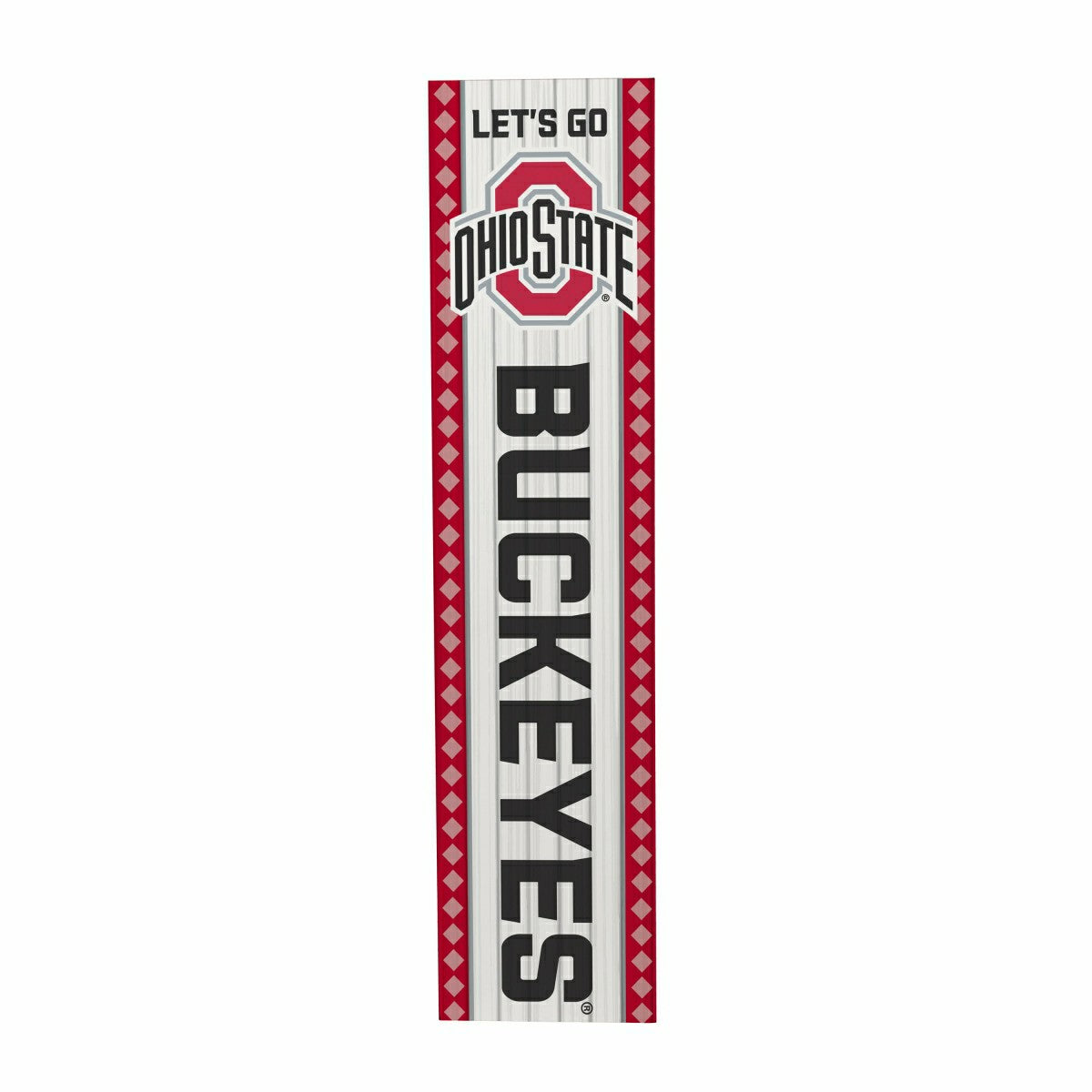 47" Double Sided Leaner, Ohio State University, Christmas