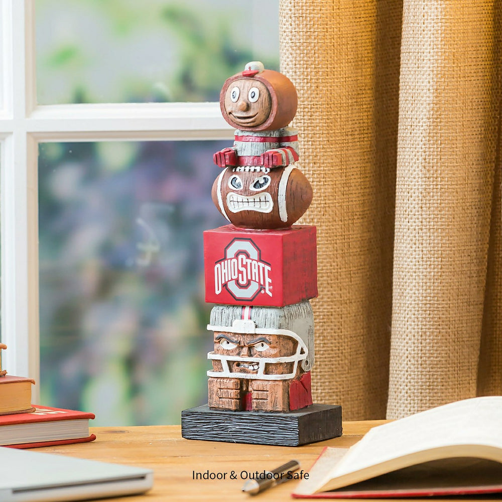 Ohio State Buckeyes Tiki Team Totem Garden Statue
