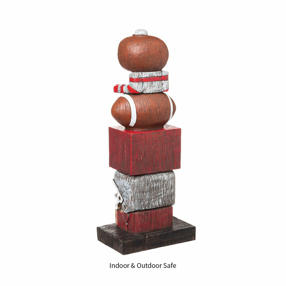 Ohio State Buckeyes Tiki Team Totem Garden Statue