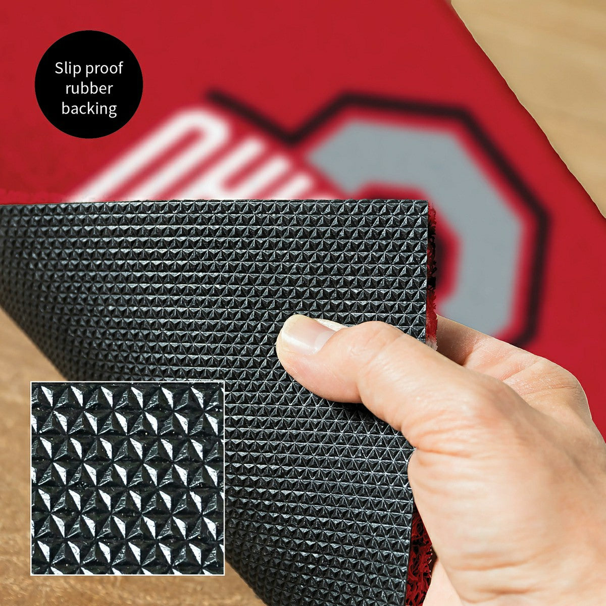 Full Color PVC Mat, 16" x 28", Ohio State University