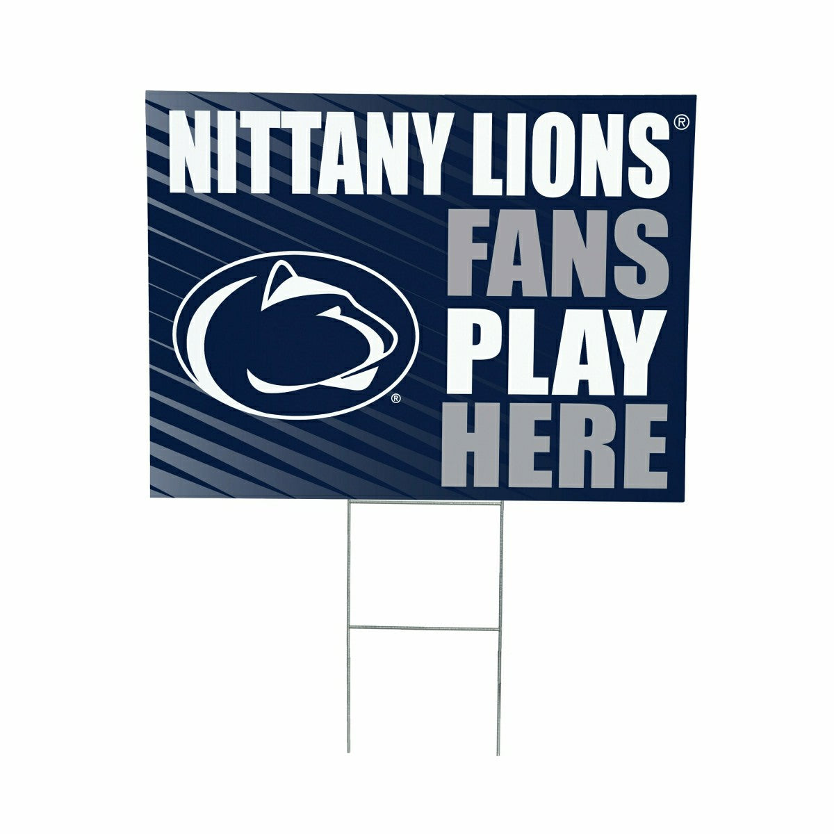 Penn State Coroplast Yard Sign "Fans Play Here"