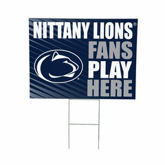 Penn State Coroplast Yard Sign "Fans Play Here"