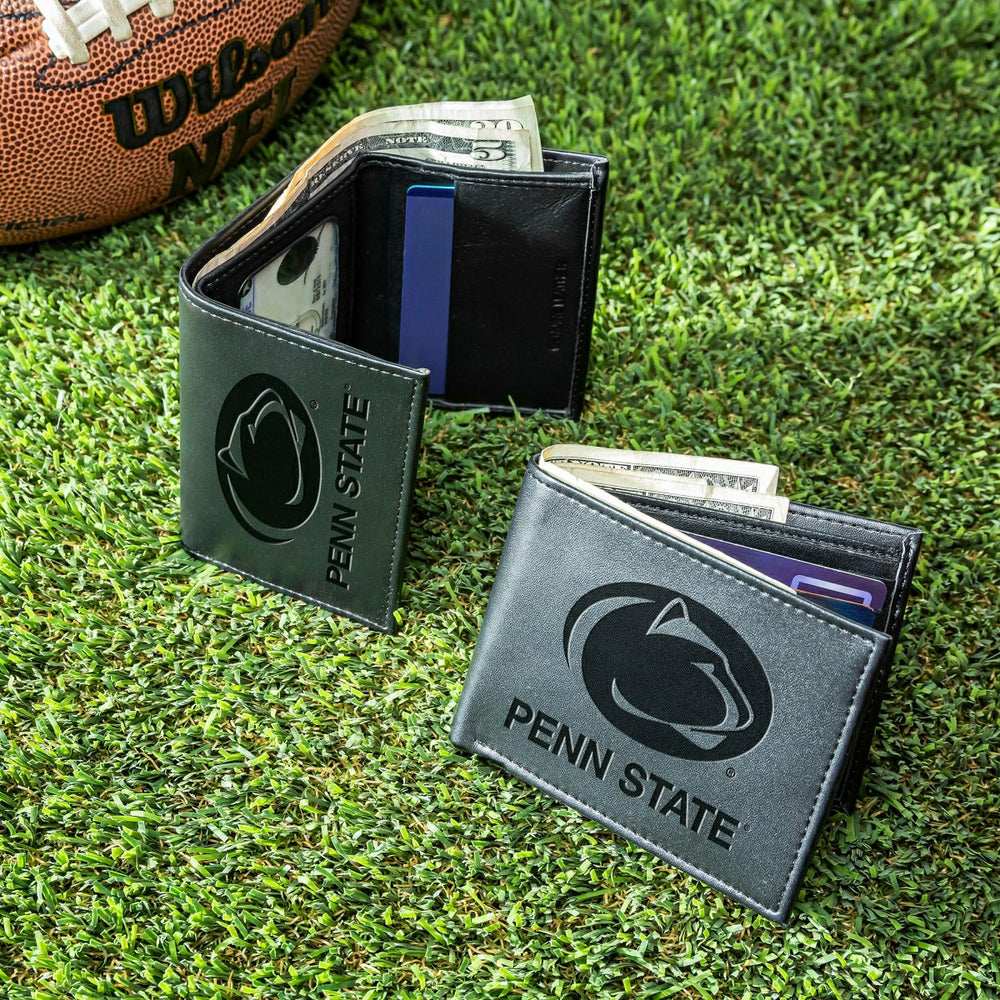 Penn State, Bi-Fold and Tri-Fold Wallet Gift Set, Black