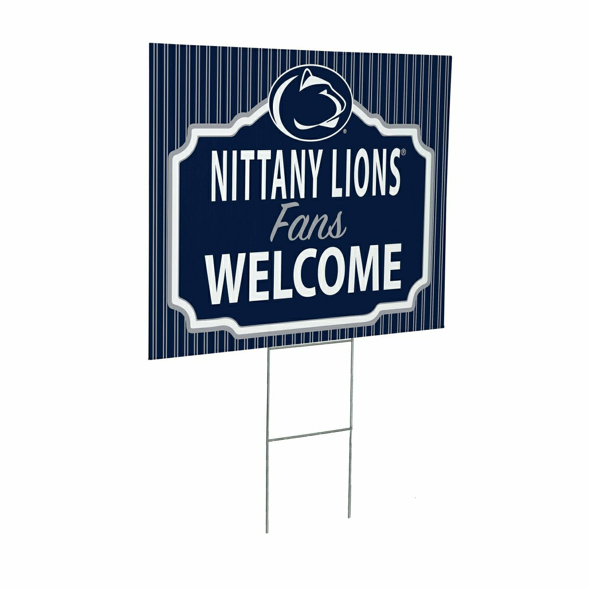 Penn State Coroplast Yard Sign, "Fans Welcome"
