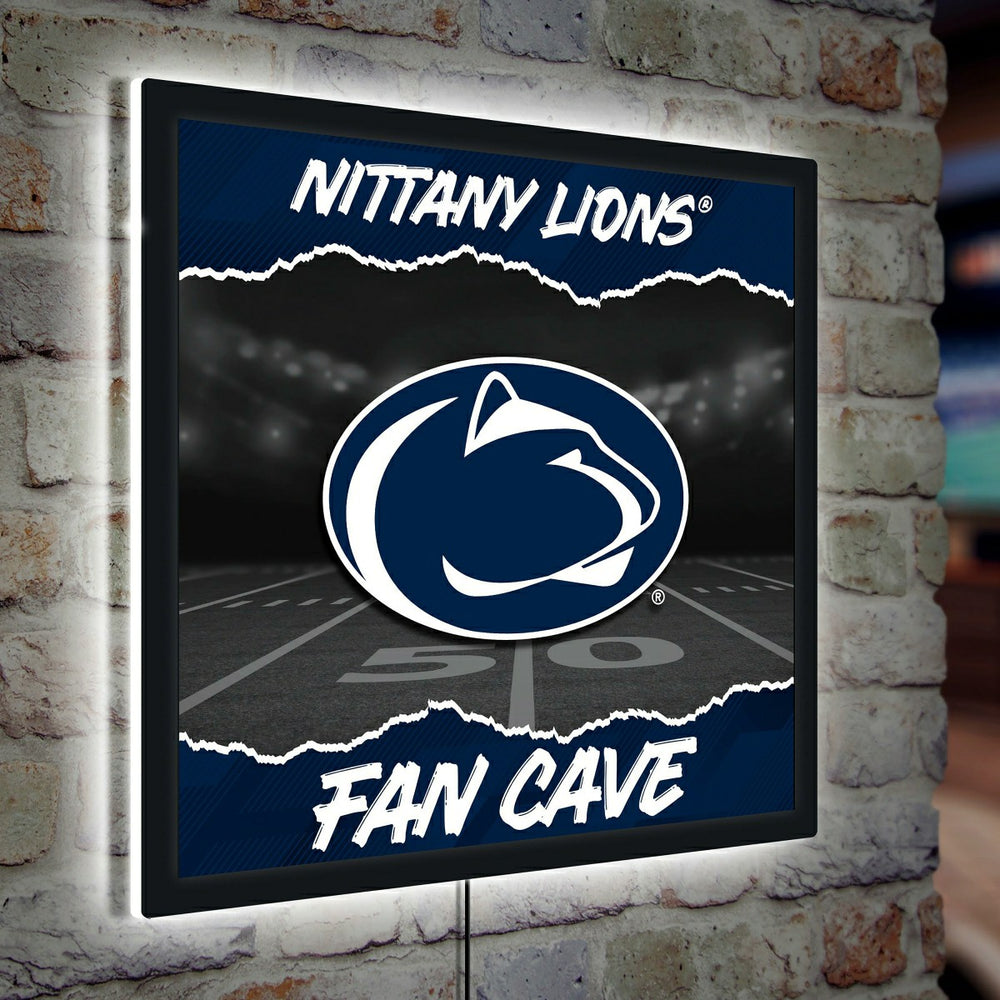Penn State 23"H x 23"L LED Wall Decor, Edgelite, Square
