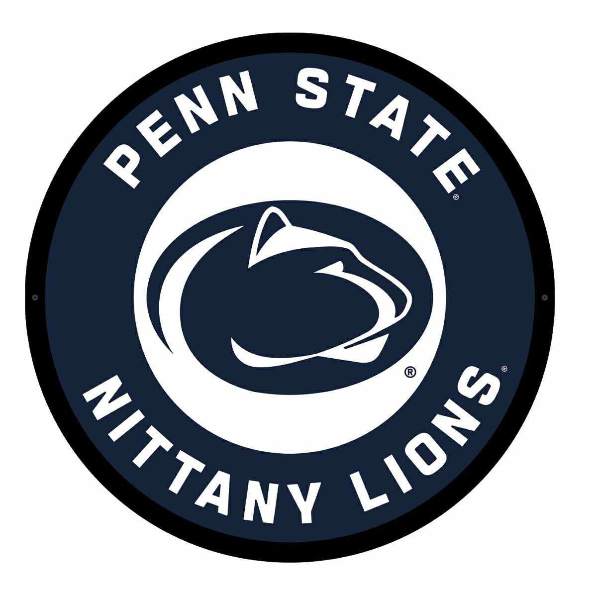 LED Wall Decor, College Football Round, Penn State